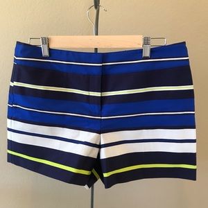 Ann Taylor LOFT Marisa shorts - blue/green/ivory 6